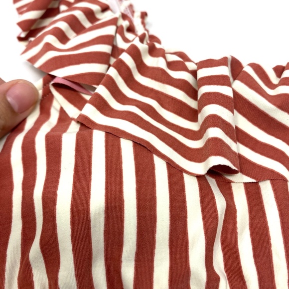 Billabong Sincerely Jules Dos Palmas Ruffle Bikini TOP ONLY in Mul Red Sz Small - Picture 4 of 9